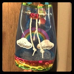 Rainbow 🌈 clear pvc backpack